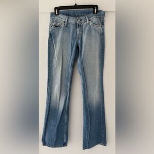 Y3 Women's Light Wash Flare Jeans